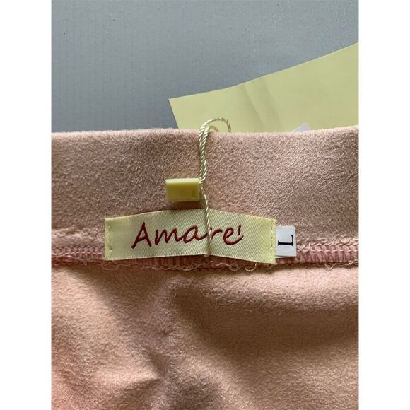 Amare' Women's Pink Fringe Skirt Size M Party‎ Cocktail Skirt - Picture 11 of 11